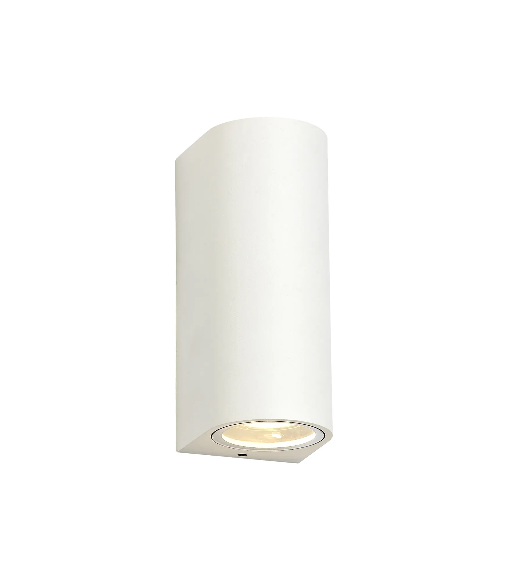 D0597  Tomar Wall Lamp 2 Light Curved Outdoor IP54 Sand White